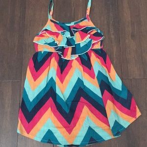 Roxy Girls Chevron Dress Size 5
